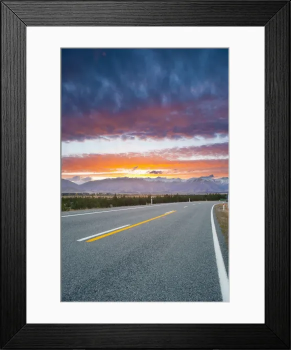 Framed Print : Sunset in the Queenstown Lakes Region, Otago, South Island, New Zealand, Pacific Framed Print : Sunset in the Queenstown Lakes Region, Otago, South Island, New Zealand, Pacific