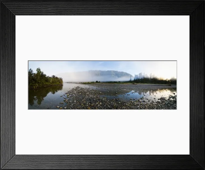 Framed Print : Mist on the Waitangitanoa River at sunrise, Westland National Park, UNESCO World Heritage Site, on the West Coast of South Island, New Zealand, Pacific Framed Print : Mist on the Waitangitanoa River at sunrise, Westland National Park, UNESCO World Heritage Site, on the West Coast of South Island, New Zealand, Pacific