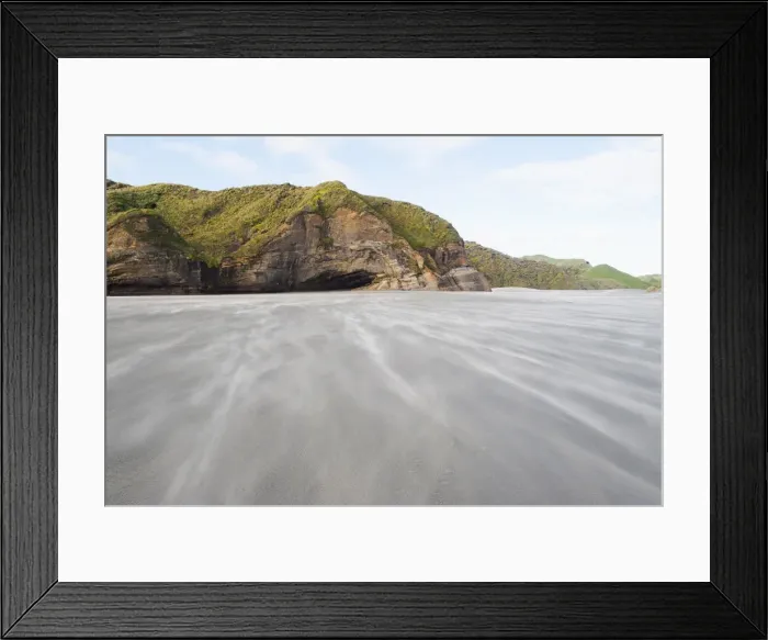 Framed Print : Sand being blown along windy Wharariki Beach, Golden Bay, Tasman Region, South Island, New Zealand, Pacific Framed Print : Sand being blown along windy Wharariki Beach, Golden Bay, Tasman Region, South Island, New Zealand, Pacific