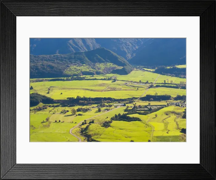 Framed Print : Countryside in the Golden Bay Region of South Island, New Zealand, Pacific Framed Print : Countryside in the Golden Bay Region of South Island, New Zealand, Pacific