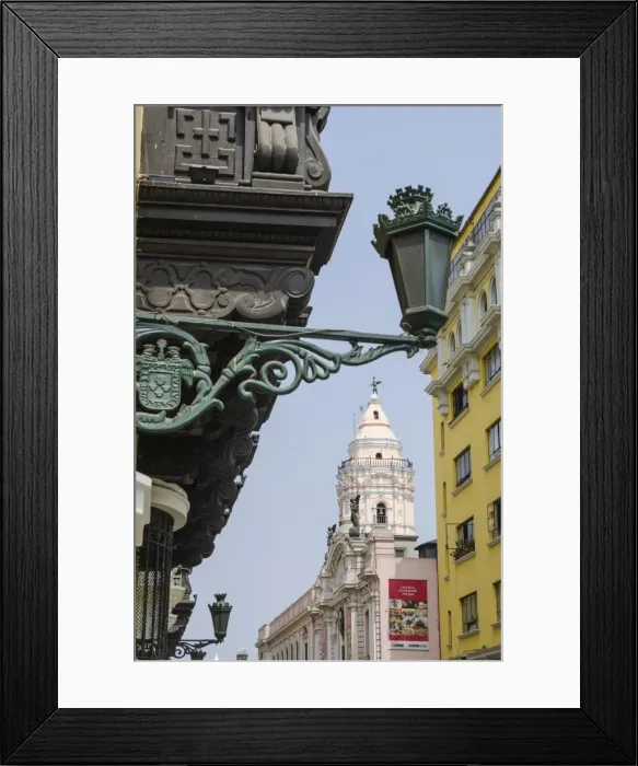 Framed Print : Downtown Lima, Peru, South America Framed Print : Downtown Lima, Peru, South America