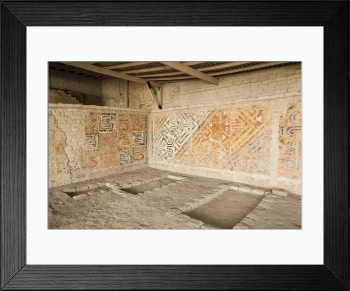 Framed Print : El Brujo Archaeological Complex near Trujillo, Peru, South America Framed Print : El Brujo Archaeological Complex near Trujillo, Peru, South America