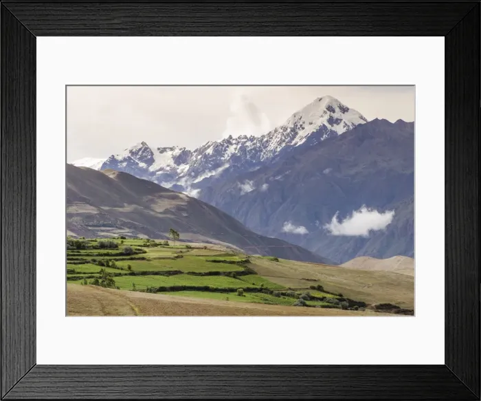 Framed Print : Landscape above the Sacred Valley near Maras, Peru, South America Framed Print : Landscape above the Sacred Valley near Maras, Peru, South America