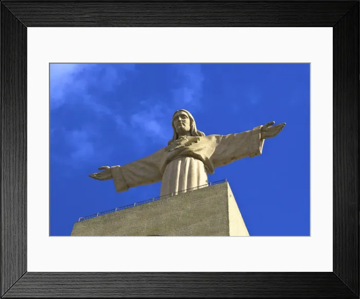 Framed Print : Statue of Christ, Cristo Rei, Lisbon, Portugal, South West Europe Framed Print : Statue of Christ, Cristo Rei, Lisbon, Portugal, South West Europe