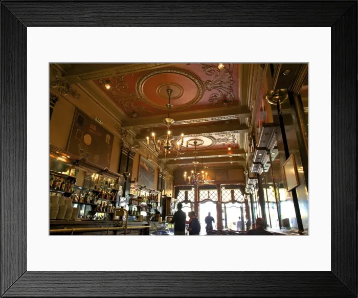 Framed Print : Interior of Cafe Brasileira, Chiado, Lisbon, Portugal, South West Europe Framed Print : Interior of Cafe Brasileira, Chiado, Lisbon, Portugal, South West Europe