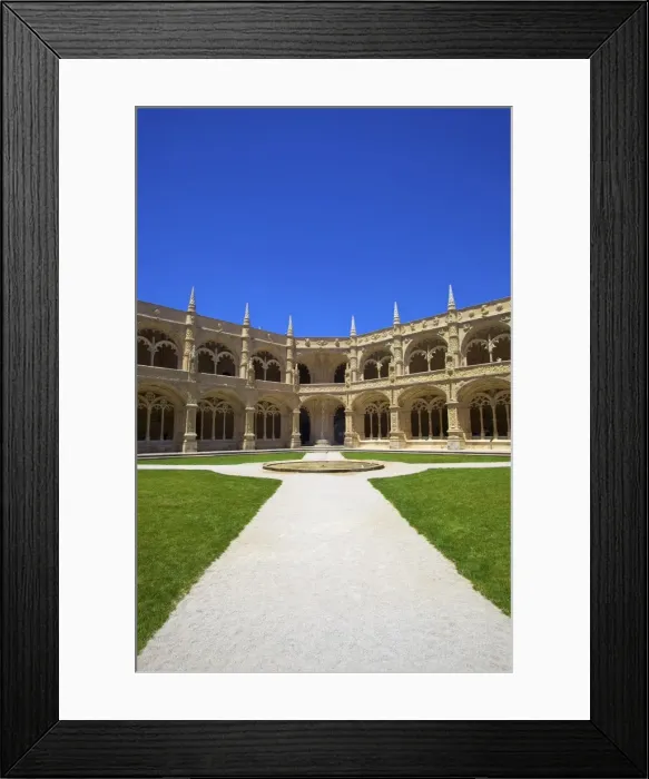 Framed Print : Cloisters, Mosteiro dos Jeronimos, Lisbon, Portugal, South West Europe Framed Print : Cloisters, Mosteiro dos Jeronimos, Lisbon, Portugal, South West Europe