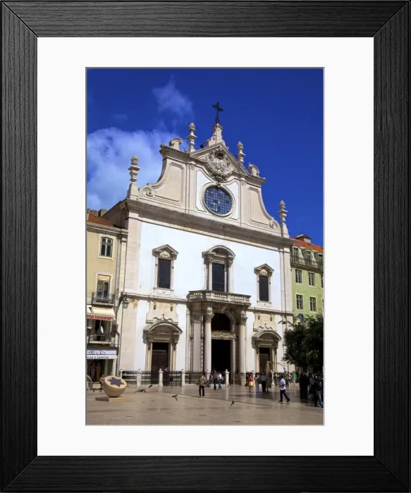 Framed Print : St. Dominics Church, Lisbon, Portugal, South West Europe Framed Print : St. Dominics Church, Lisbon, Portugal, South West Europe