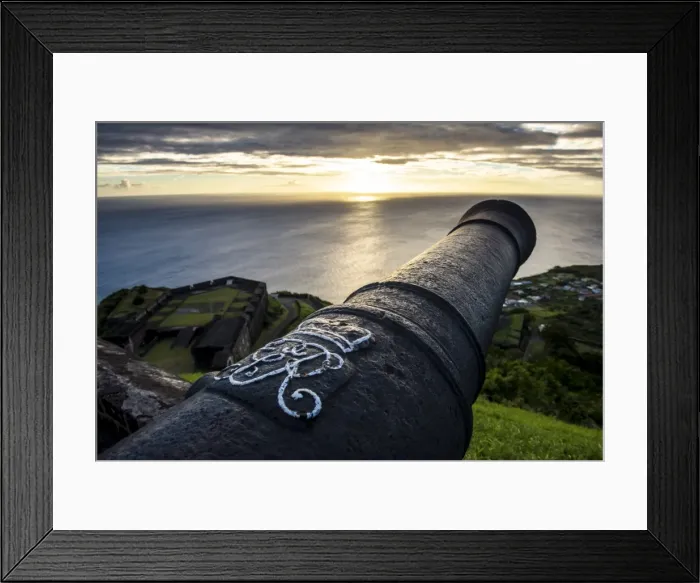Framed Print : Sunset over Brimstone Hill Fortress, UNESCO World Heritage Site, St. Kitts, St. Kitts and Nevis, Leeward Islands, West Indies, Caribbean, Central America Framed Print : Sunset over Brimstone Hill Fortress, UNESCO World Heritage Site, St. Kitts, St. Kitts and Nevis, Leeward Islands, West Indies, Caribbean, Central America