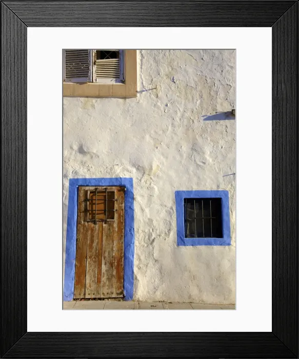 Framed Print : Traditional House, Dalt Vila, Ibiza Old Town, Ibiza, Spain, Europe Framed Print : Traditional House, Dalt Vila, Ibiza Old Town, Ibiza, Spain, Europe