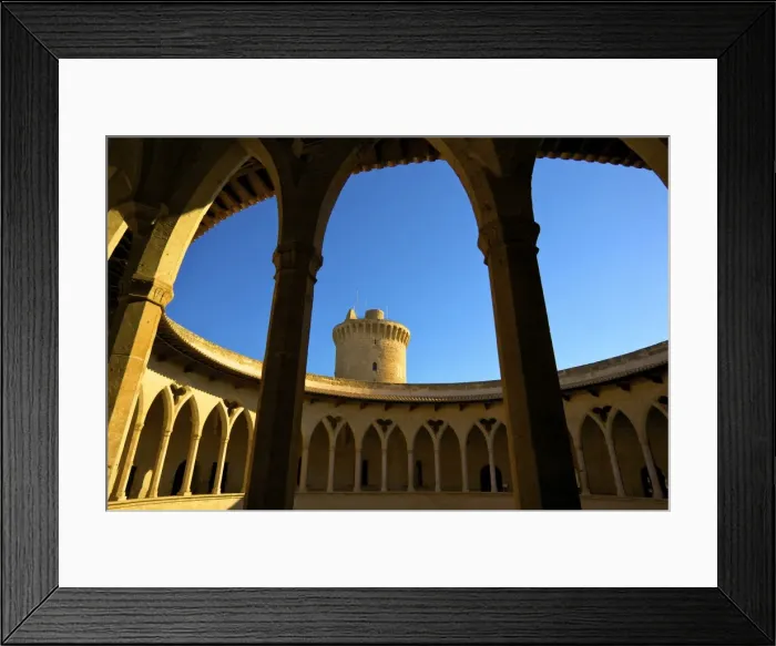 Framed Print : Castell de Bellver, Palma, Mallorca, Spain, Europe Framed Print : Castell de Bellver, Palma, Mallorca, Spain, Europe