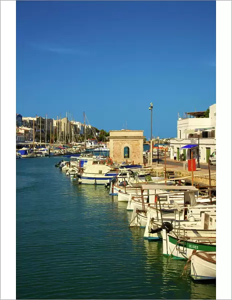Harbour, Ciutadella, Menorca, Balearic Islands, Spain, Mediterranean, Europe