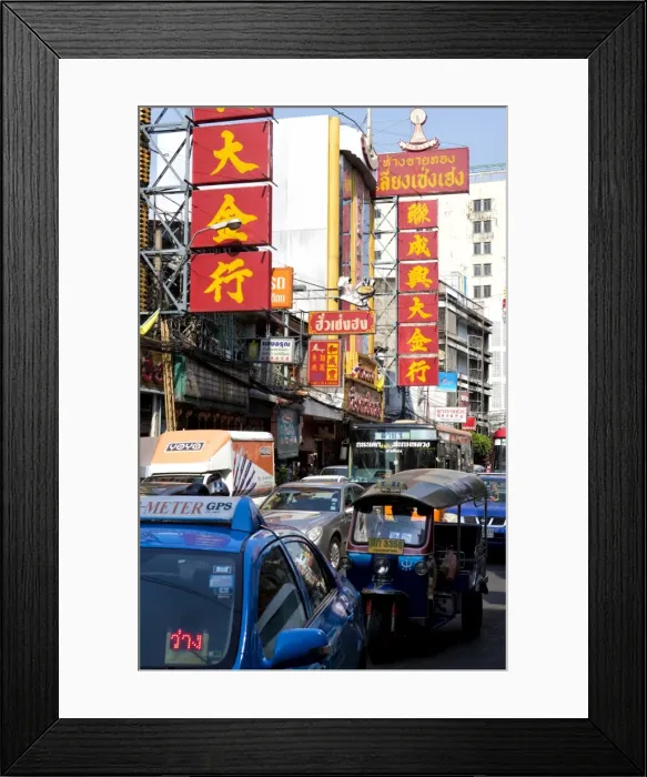 Framed Print : Traffic congestion in China Town, Bangkok, Thailand, Southeast Asia, Asia Framed Print : Traffic congestion in China Town, Bangkok, Thailand, Southeast Asia, Asia