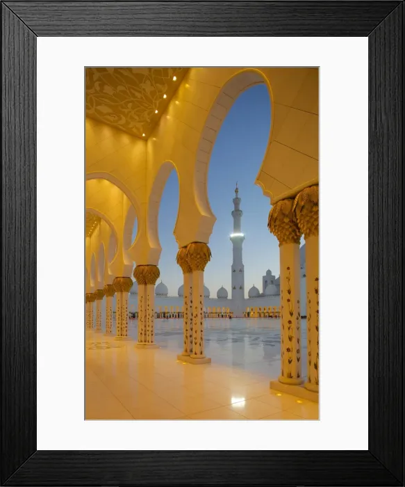 Framed Print : Sheikh Zayed Bin Sultan Al Nahyan Mosque at dusk, Abu Dhabi, United Arab Emirates, Middle East Framed Print : Sheikh Zayed Bin Sultan Al Nahyan Mosque at dusk, Abu Dhabi, United Arab Emirates, Middle East