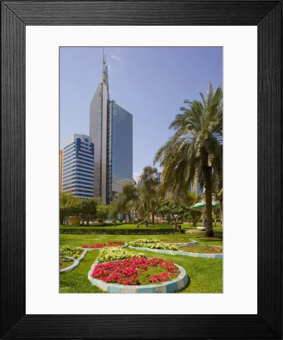 Framed Print : Capital Park, Abu Dhabi, United Arab Emirates, Middle East Framed Print : Capital Park, Abu Dhabi, United Arab Emirates, Middle East
