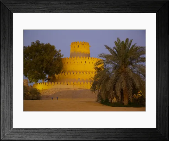 Framed Print : Al Jahili Fort at dusk, Al Jahili Park, Al Ain, Abu Dhabi, United Arab Emirates, Middle East Framed Print : Al Jahili Fort at dusk, Al Jahili Park, Al Ain, Abu Dhabi, United Arab Emirates, Middle East
