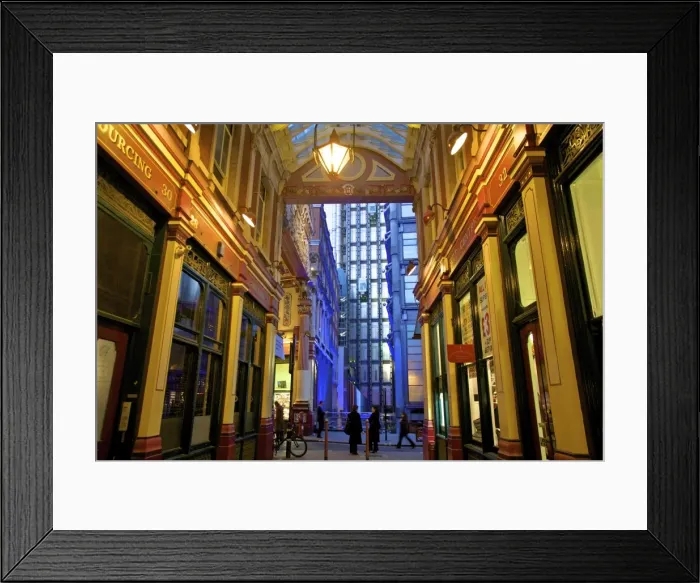 Framed Print : Leadenhall Market and Lloyds Building, London, United Kingdom, Europe Framed Print : Leadenhall Market and Lloyds Building, London, United Kingdom, Europe