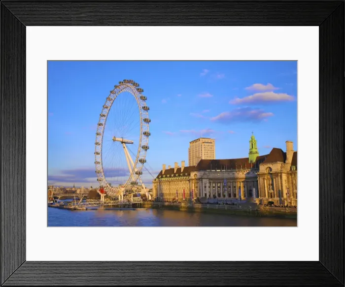 Framed Print : The London Eye, London, England, United Kingdom, Europe