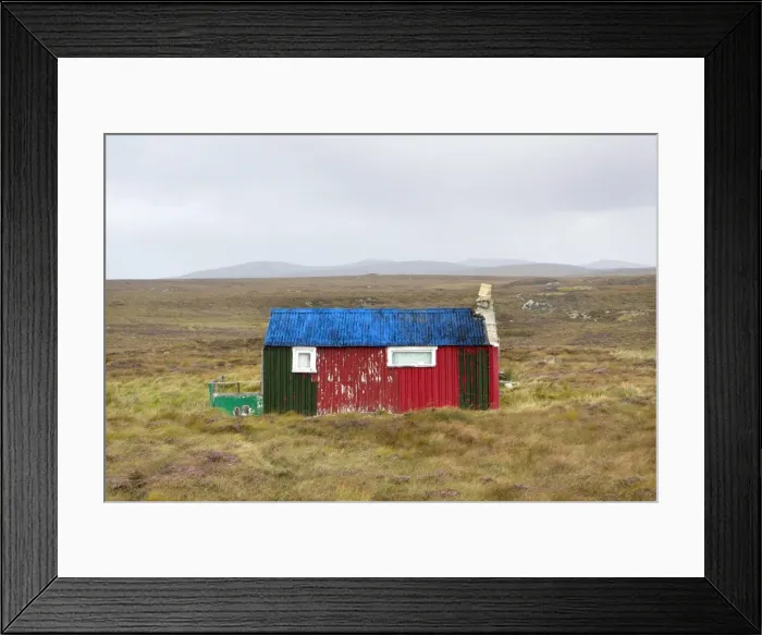 Framed Print : Shieling, a building once used as temporary summer accommodation by farmers while grazing their livestock on common land, off the Pentland Road, near Carloway, Isle of Lewis, Outer Hebrides, Scotland Framed Print : Shieling, a building once used as temporary summer accommodation by farmers while grazing their livestock on common land, off the Pentland Road, near Carloway, Isle of Lewis, Outer Hebrides, Scotland