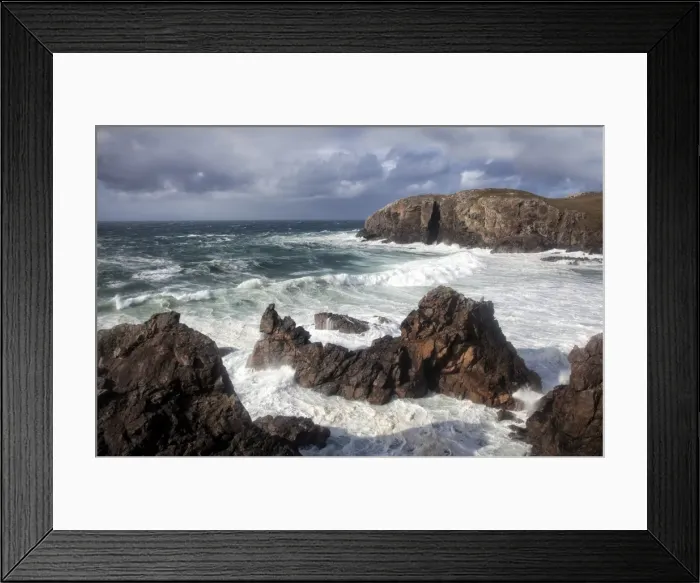 Framed Print : Heavy seas pounding the rocky coastline at Dalbeg, near Carloway, Isle of Lewis, Outer Hebrides, Scotland, United Kingdom, Europe Framed Print : Heavy seas pounding the rocky coastline at Dalbeg, near Carloway, Isle of Lewis, Outer Hebrides, Scotland, United Kingdom, Europe
