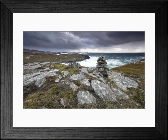 Framed Print : Dramatic rocky coastline above Gearrannan Blackhouse Village, near Carloway, Isle of Lewis, Outer Hebrides, Scotland, United Kingdom, Europe Framed Print : Dramatic rocky coastline above Gearrannan Blackhouse Village, near Carloway, Isle of Lewis, Outer Hebrides, Scotland, United Kingdom, Europe