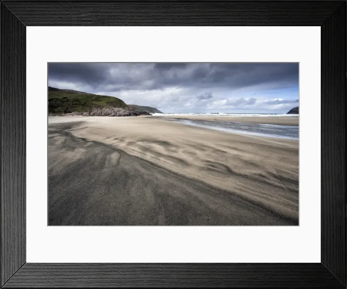 Framed Print : Dalbeg Beach with intricate patterns in the sand, near Carloway, Isle of Lewis, Outer Hebrides, Scotland, United Kingdom, Europe Framed Print : Dalbeg Beach with intricate patterns in the sand, near Carloway, Isle of Lewis, Outer Hebrides, Scotland, United Kingdom, Europe