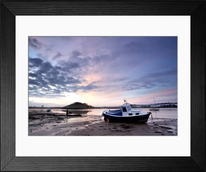 Framed Print : Winter sunrise on the Aln Estuary looking towards Church Hill with boats moored and reflections in the calm water, Alnmouth, near Alnwick, Northumberland, England, United Kingdom, Europe Framed Print : Winter sunrise on the Aln Estuary looking towards Church Hill with boats moored and reflections in the calm water, Alnmouth, near Alnwick, Northumberland, England, United Kingdom, Europe