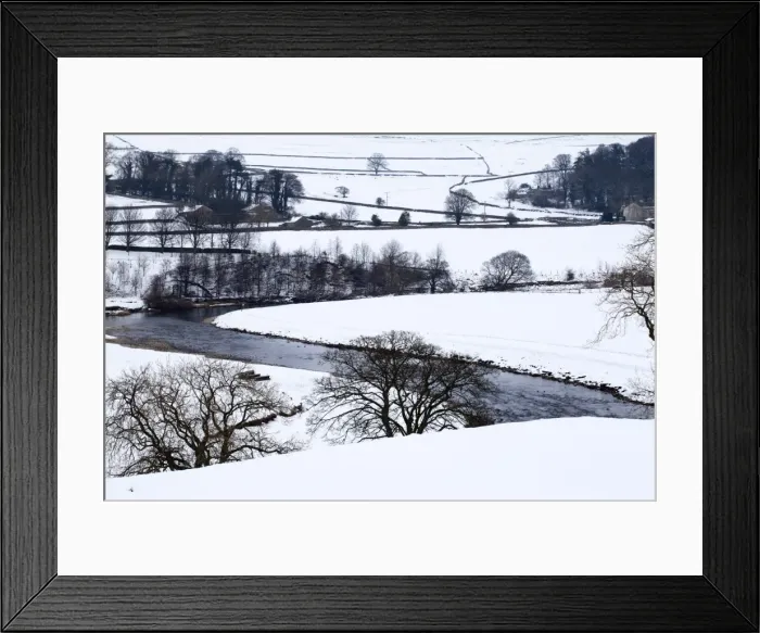 Framed Print : The River Wharfe near Burnsall in winter, Wharefdale, Yorkshire, England, United Kingdom, Europe Framed Print : The River Wharfe near Burnsall in winter, Wharefdale, Yorkshire, England, United Kingdom, Europe