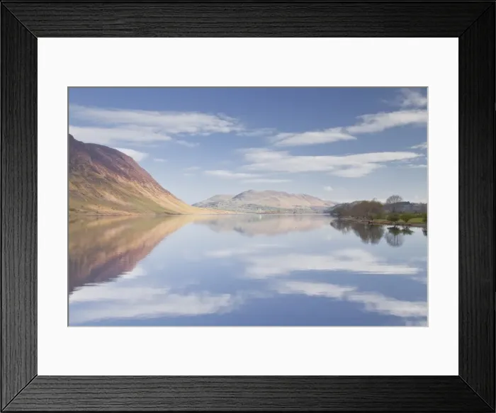 Framed Print : The still waters of Crummock Water in the Lake District National Park, Cumbria, England, United Kingdom, Europe Framed Print : The still waters of Crummock Water in the Lake District National Park, Cumbria, England, United Kingdom, Europe