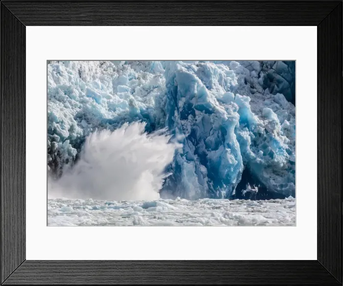 Framed Print : South Sawyer Glacier calving, Tracy Arm-Fords Terror Wilderness area, Southeast Alaska, United States of America, North America Framed Print : South Sawyer Glacier calving, Tracy Arm-Fords Terror Wilderness area, Southeast Alaska, United States of America, North America
