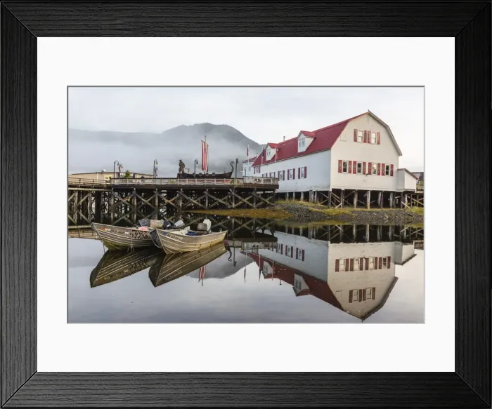Framed Print : The Norwegian fishing town of Petersburg, Southeast Alaska, United States of America, North America Framed Print : The Norwegian fishing town of Petersburg, Southeast Alaska, United States of America, North America
