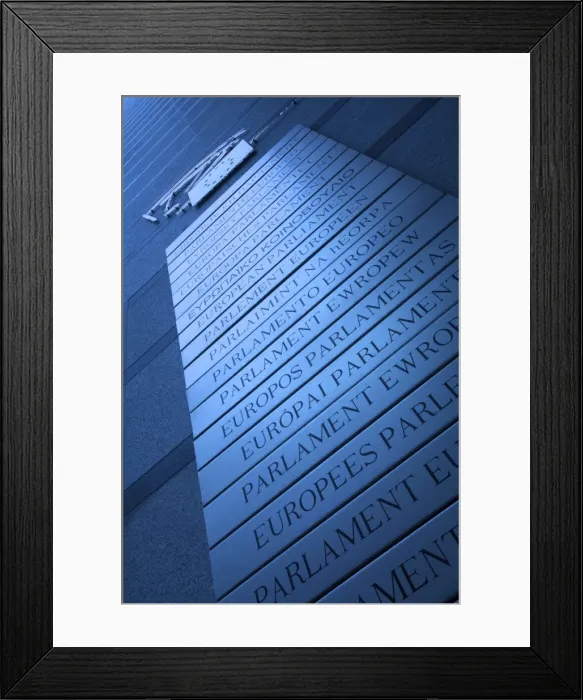 Framed Print : European Parliament, Brussels, Belgium, Europe Framed Print : European Parliament, Brussels, Belgium, Europe