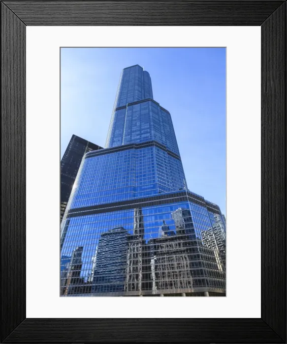 Framed Print : Trump Tower, Chicago, Illinois, United States of America, North America Framed Print : Trump Tower, Chicago, Illinois, United States of America, North America