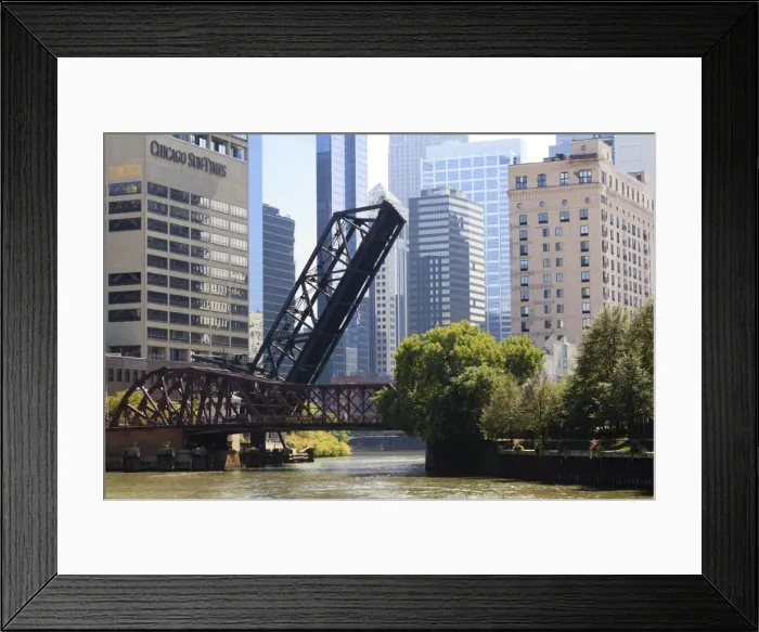 Framed Print : Chicago River scene, Chicago, Illinois, United States of America, North America Framed Print : Chicago River scene, Chicago, Illinois, United States of America, North America