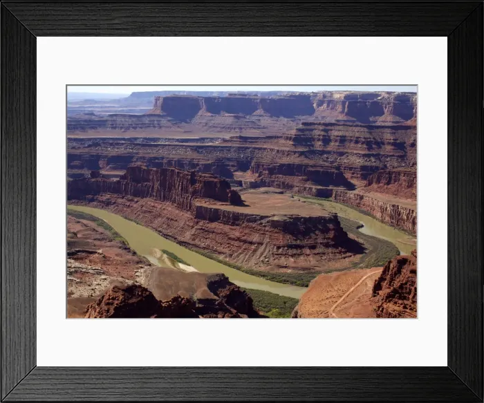 Framed Print : View over the Colorado River, Utah, United States of America, North America Framed Print : View over the Colorado River, Utah, United States of America, North America