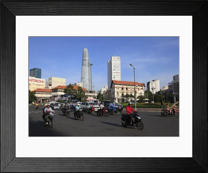 Framed Print : Tran Nguyen Han roundabout, Bitexco Financial Tower, Ho Chi Minh City (Saigon), Vietnam, Indochina, Southeast Asia, Asia Framed Print : Tran Nguyen Han roundabout, Bitexco Financial Tower, Ho Chi Minh City (Saigon), Vietnam, Indochina, Southeast Asia, Asia