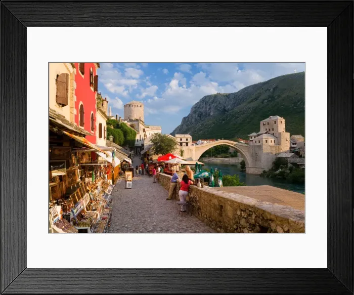 Framed Print : The old town of Mostar, UNESCO World Heritage Site, Herzegovina, Bosnia-Herzegovina, Europe Framed Print : The old town of Mostar, UNESCO World Heritage Site, Herzegovina, Bosnia-Herzegovina, Europe