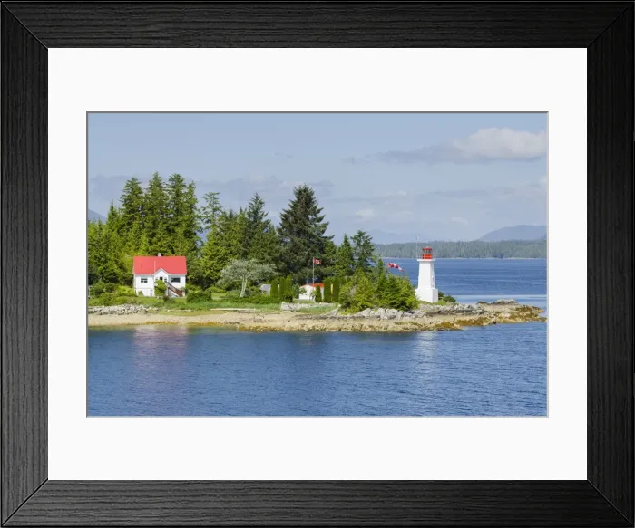 Framed Print : Dryad Point Lightstation, Bella Bella, Inside Passage, British Columbia, Canada, North America Framed Print : Dryad Point Lightstation, Bella Bella, Inside Passage, British Columbia, Canada, North America