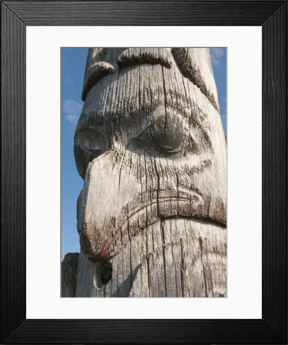 Framed Print : First Nation totem pole at the courthouse in Prince Rupert, British Columbia, Canada, North America Framed Print : First Nation totem pole at the courthouse in Prince Rupert, British Columbia, Canada, North America