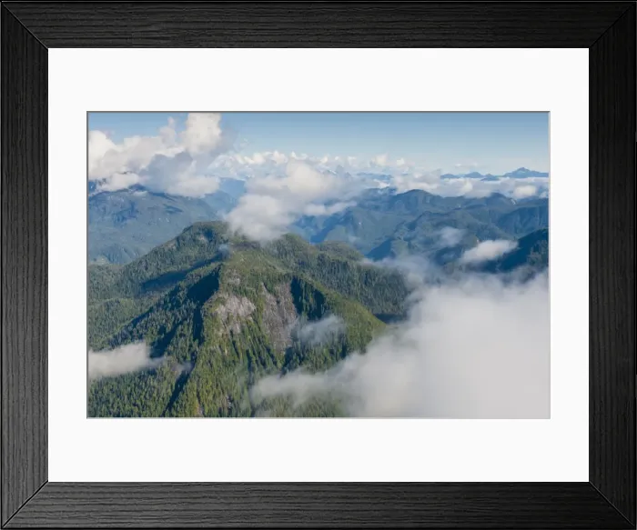 Framed Print : Coastal scenery in Great Bear Rainforest, British Columbia, Canada, North America Framed Print : Coastal scenery in Great Bear Rainforest, British Columbia, Canada, North America