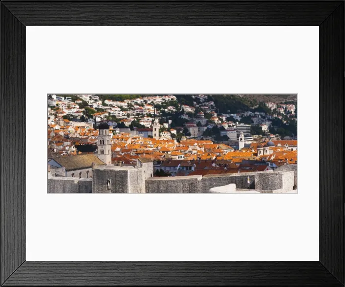 Framed Print : Franciscan Monastery, Dominican Monastery and Dubrovnik City Bell Tower, UNESCO World Heritage Site, from Fort Lovrijenac, Dubrovnik, Dalmatian Coast, Croatia, Europe Framed Print : Franciscan Monastery, Dominican Monastery and Dubrovnik City Bell Tower, UNESCO World Heritage Site, from Fort Lovrijenac, Dubrovnik, Dalmatian Coast, Croatia, Europe