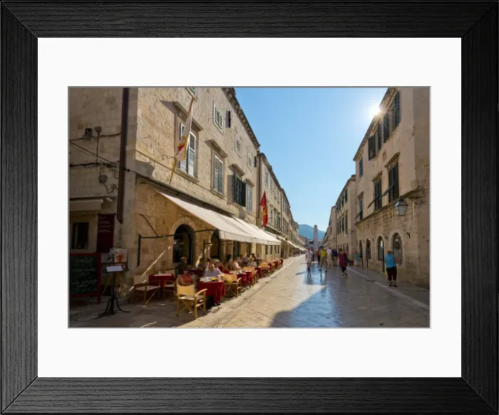 Framed Print : The Stradun, UNESCO World Heritage Site, Dubrovnik, Croatia, Europe Framed Print : The Stradun, UNESCO World Heritage Site, Dubrovnik, Croatia, Europe