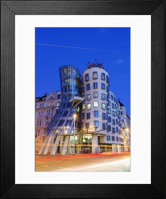 Framed Print : Fred and Ginger Dance School, Dancing House, designed by Frank O Geary, Prague, Czech Republic, Europe Framed Print : Fred and Ginger Dance School, Dancing House, designed by Frank O Geary, Prague, Czech Republic, Europe