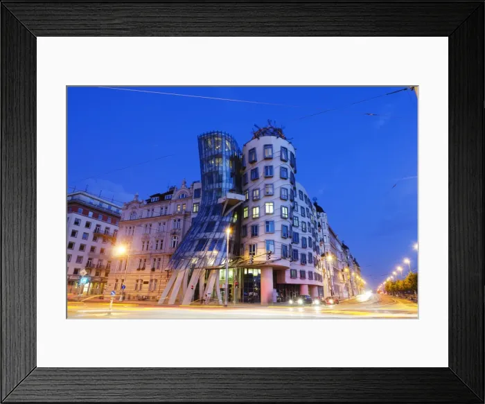 Framed Print : Fred and Ginger Dance School, Dancing House, designed by Frank O Geary, Prague, Czech Republic, Europe Framed Print : Fred and Ginger Dance School, Dancing House, designed by Frank O Geary, Prague, Czech Republic, Europe