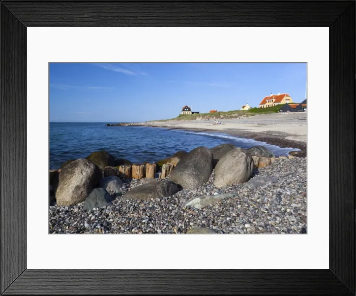 Framed Print : View along beach, Gammel Skagen, Jutland, Denmark, Scandinavia, Europe Framed Print : View along beach, Gammel Skagen, Jutland, Denmark, Scandinavia, Europe