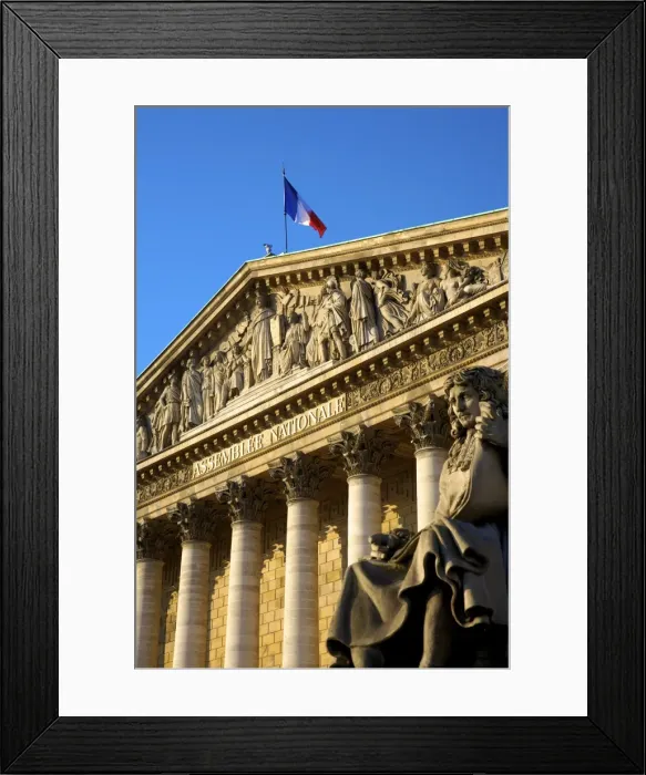 Framed Print : National Assembly, Paris, France, Europe Framed Print : National Assembly, Paris, France, Europe