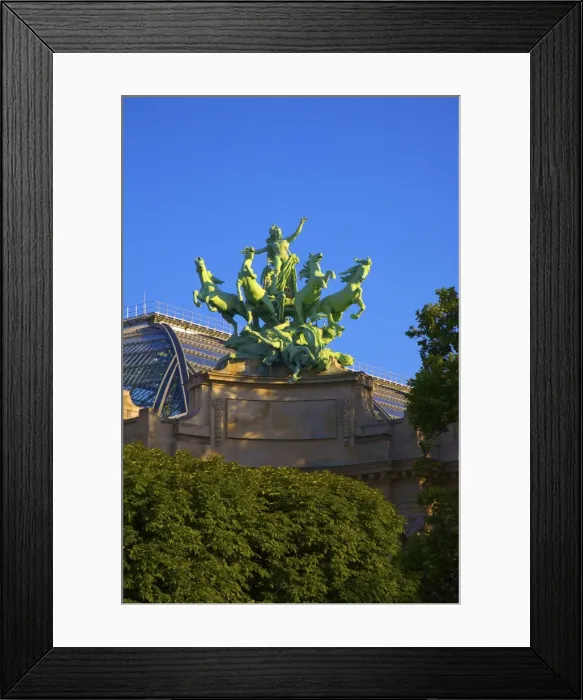 Framed Print : Detail of Grand Palais, Paris, France, Europe