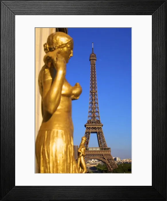 Framed Print : Palais de Chaillot and Eiffel Tower, Paris, France, Europe Framed Print : Palais de Chaillot and Eiffel Tower, Paris, France, Europe