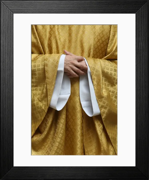Framed Print : Catholic priest, Paris, France, Europe Framed Print : Catholic priest, Paris, France, Europe