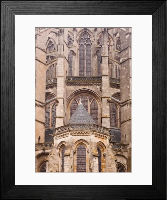 Framed Print : Flying buttresses on St. -Julien du Mans Cathedral, Le Mans, Sarthe, Pays de la Loire, France, Europe Framed Print : Flying buttresses on St. -Julien du Mans Cathedral, Le Mans, Sarthe, Pays de la Loire, France, Europe