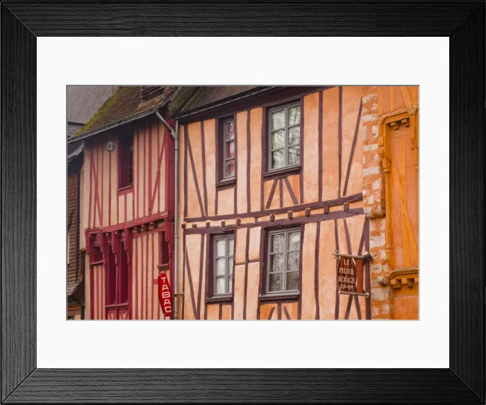 Framed Print : Half timbered houses in the old town of Le Mans, Sarthe, Pays de la Loire, France, Europe Framed Print : Half timbered houses in the old town of Le Mans, Sarthe, Pays de la Loire, France, Europe